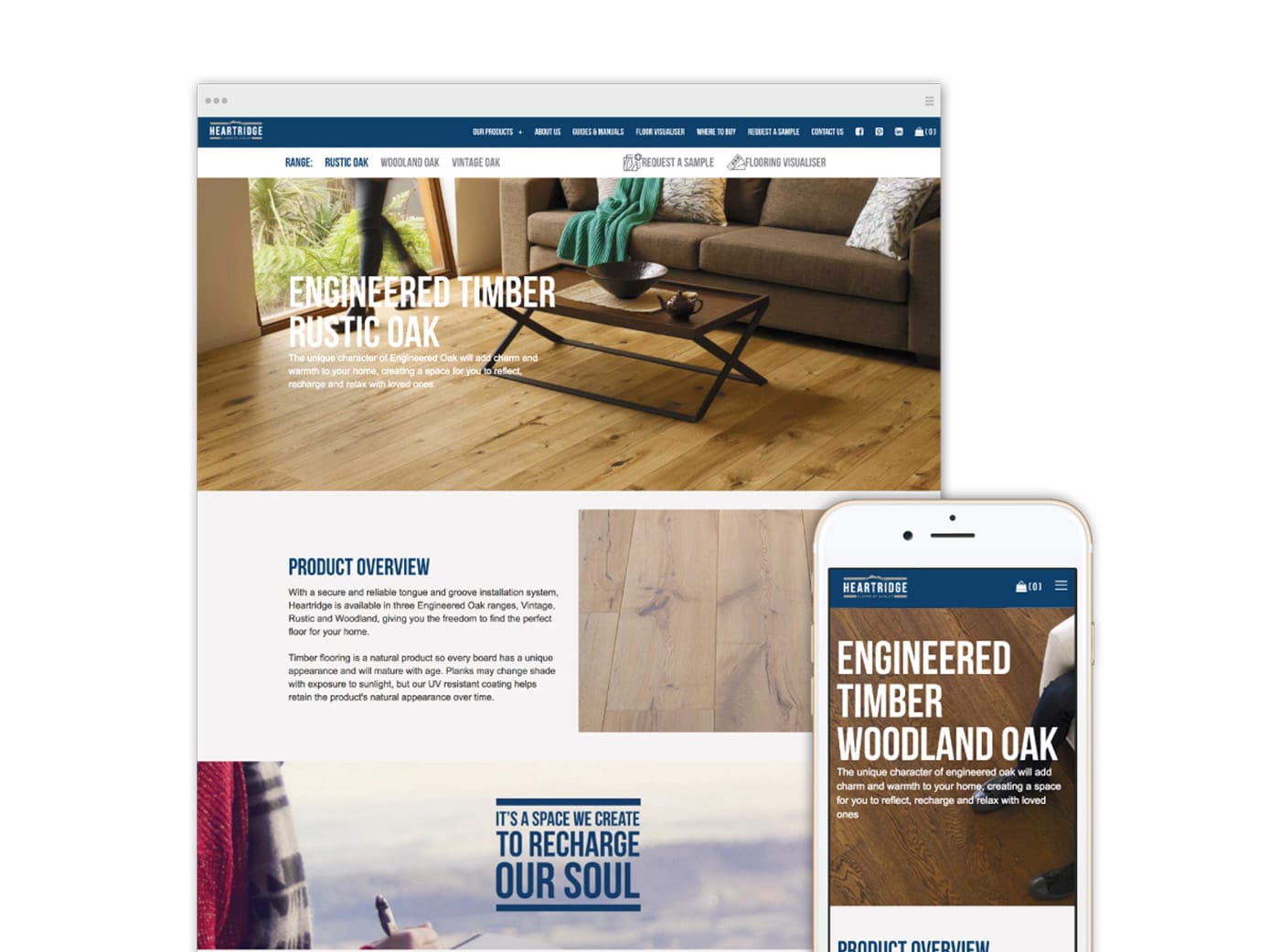 Heartridge - Our website approach: Desktop & Mobile