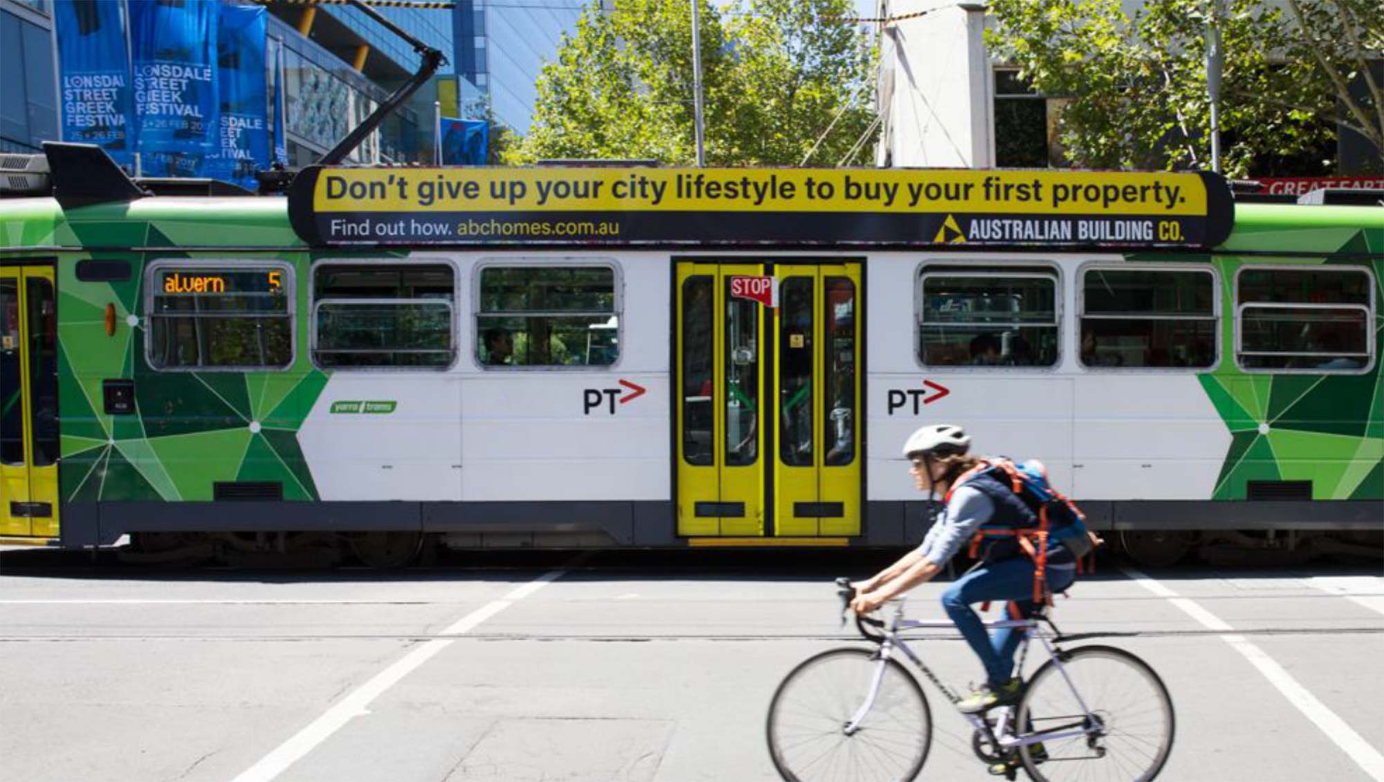 Australian Building Company - Tram Ad