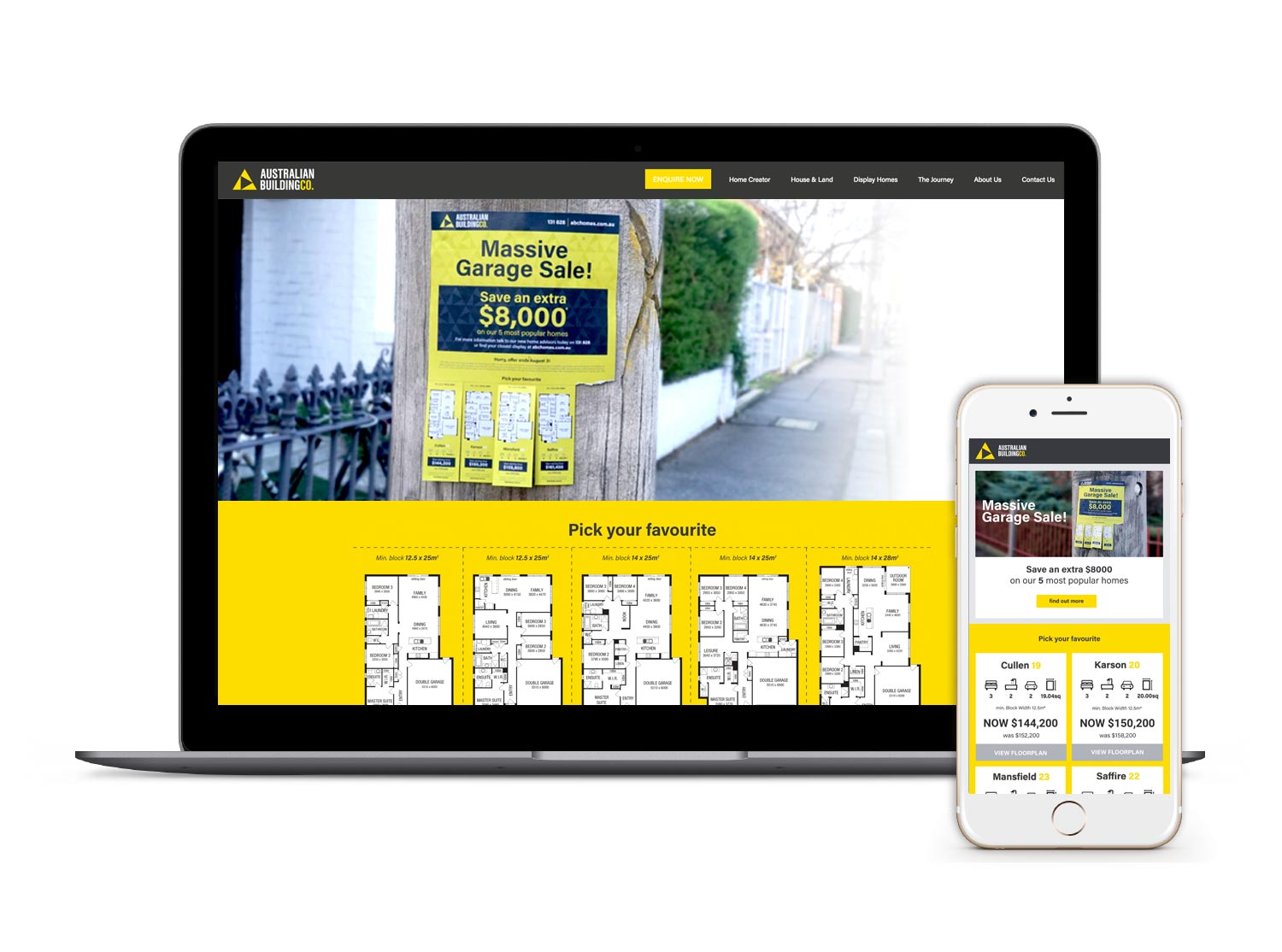 Australian Building Company - Campaign: Across digital platforms